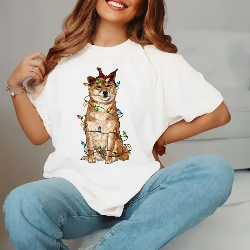 Camiseta navideña Shiba Dog Dad s Owner Xmas Mama