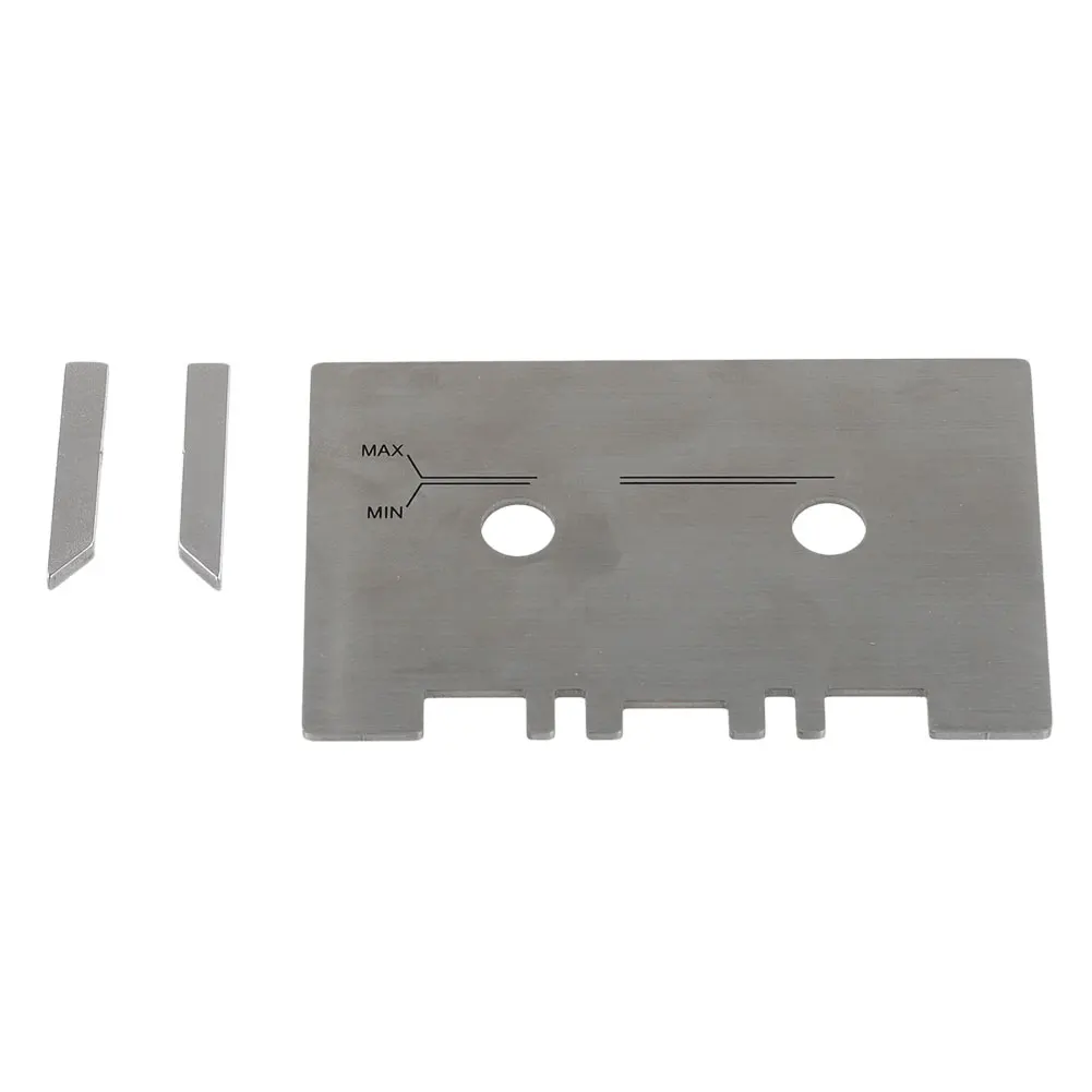 

Cassette Cauge Set Mechanical Alignment High Accuracy Guide Gauge Kit with 2pcs Check Bar Aluminum Alloy Sliver