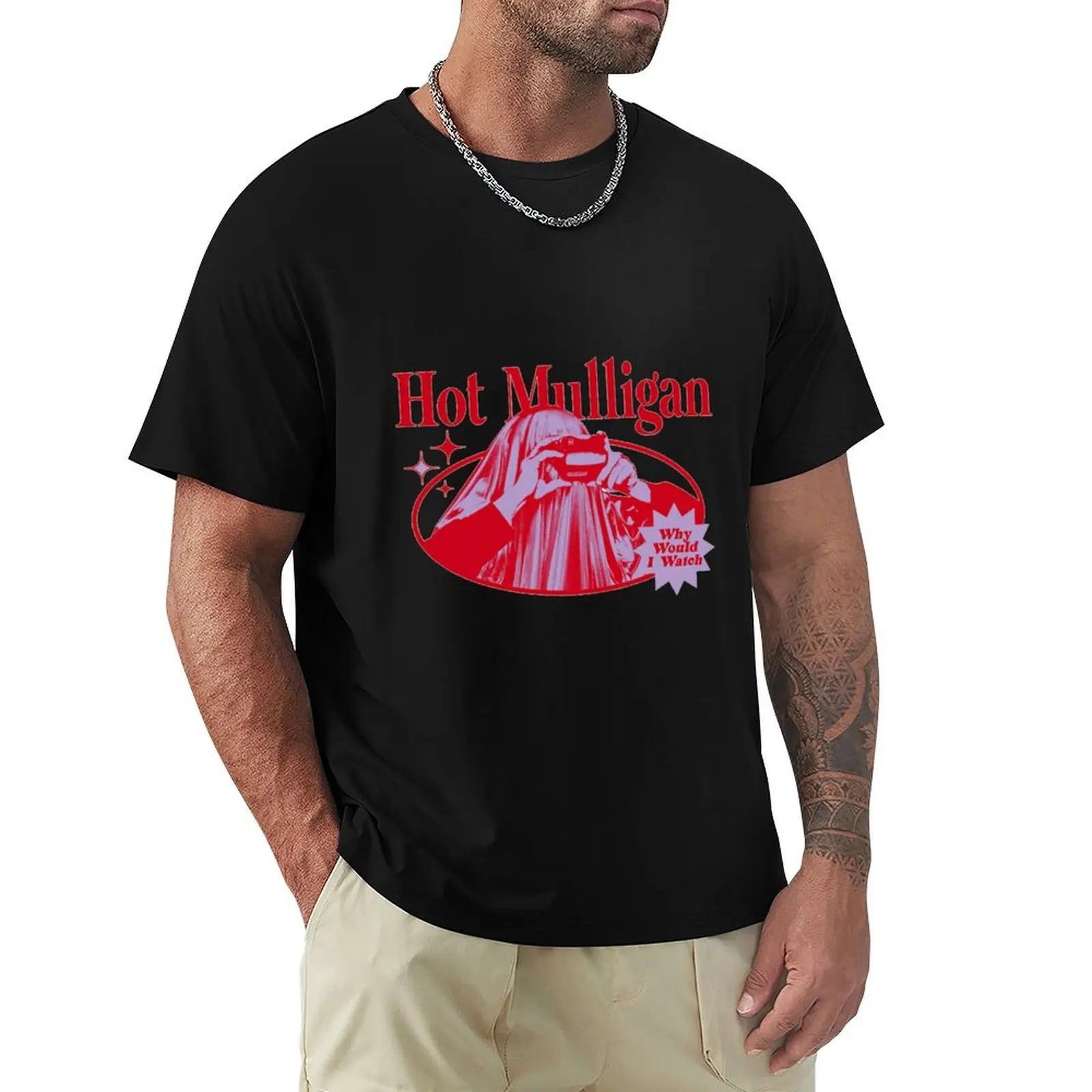 Hot Mulligan's new album, Why Would I Watch T-Shirt Casual Trendy Short Sleeve T-Shirt