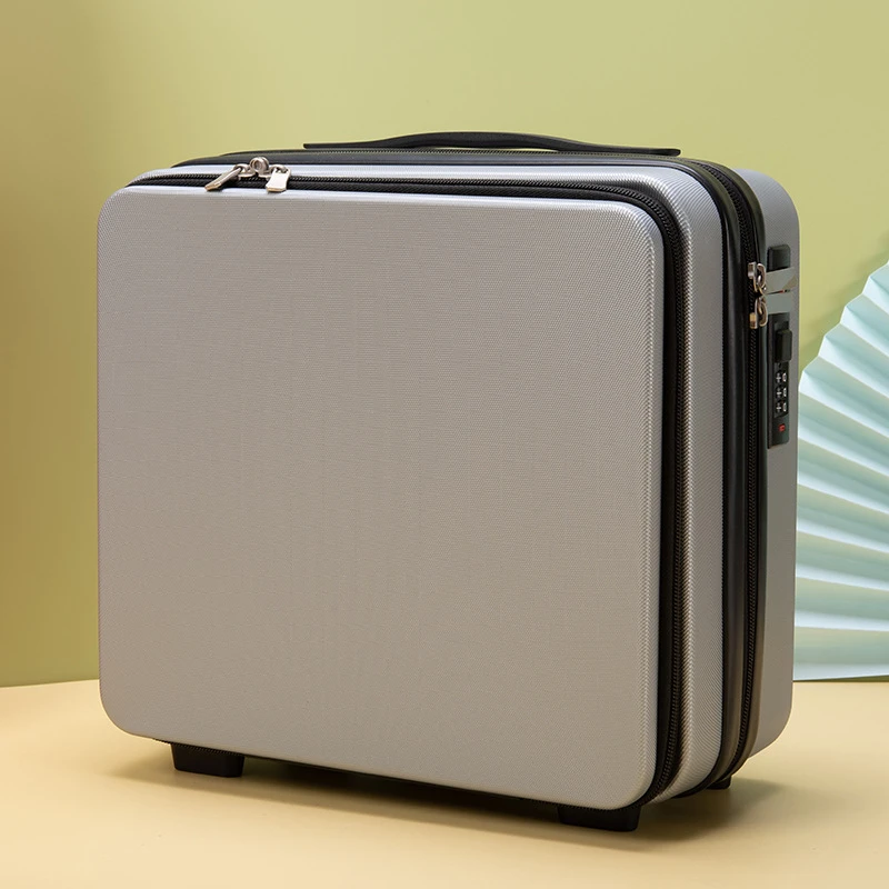

Mini 16 Inch Password Boarding Box Anti-theft Storage Box Front Open Lid Handbag Luggage Cosmetic Box Can Be Hung Large Box