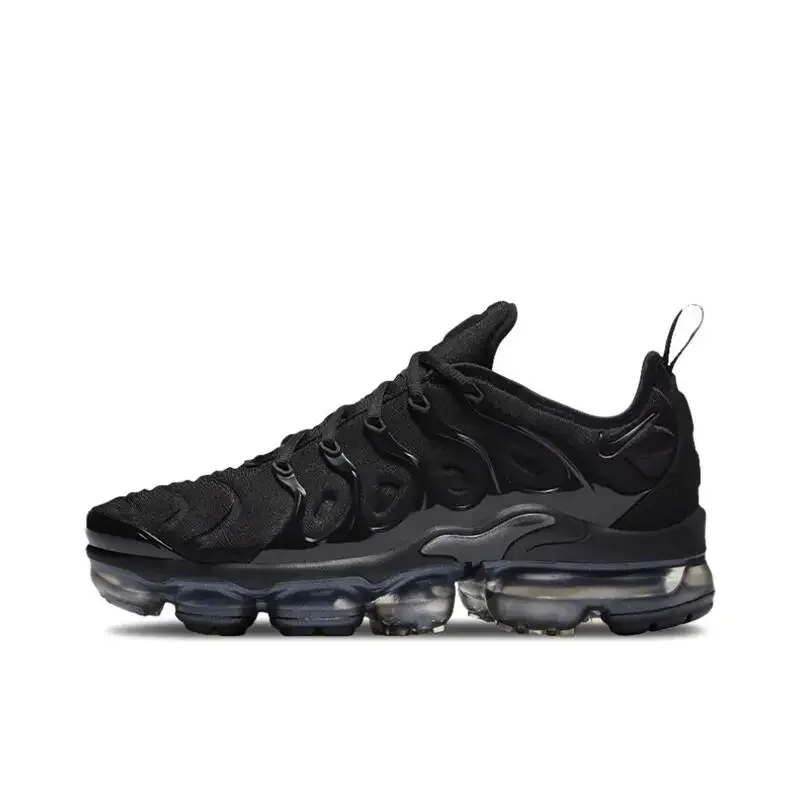 حذاء الجري Nike Vapormax Plus مريح، ممتص للصدمات، غير قابل للانزلاق، مقاوم للاهتراء للرجال والنساء، White Warrior