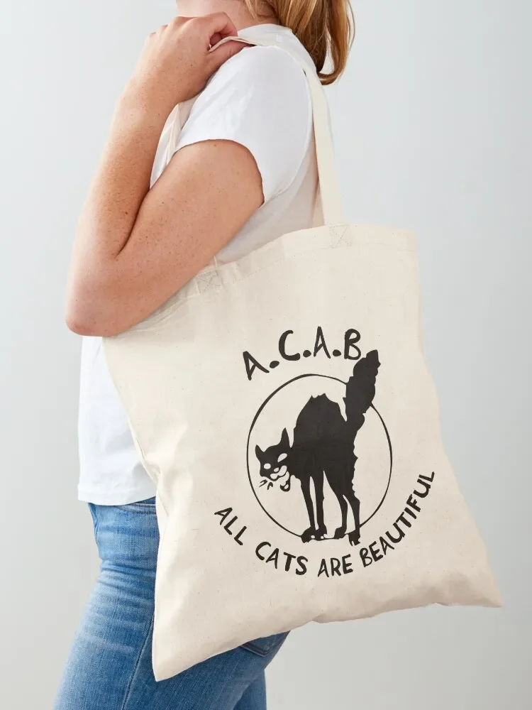 All Cats Are Beautiful - ACAB - Sabo-Tabby Tote Bag Shopper handbag bag luxury women Women's bags Custom bag