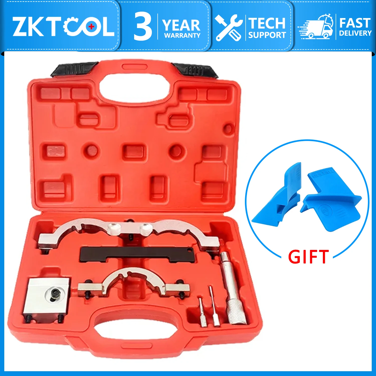 

BestsQ Engine Camshaft Alignment Lock Timing Tool Kit for Opel Vauxhall 1.0 1.2 1.4LUJ Engine Timing Tool