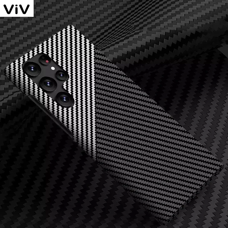 

Luxury Carbon Fiber Case For Samsung Galaxy S24 S23 S22 S21 Ultra S24 Plus S24Ultra 5G Cover Hard PC Ultra Thin Protective Cases