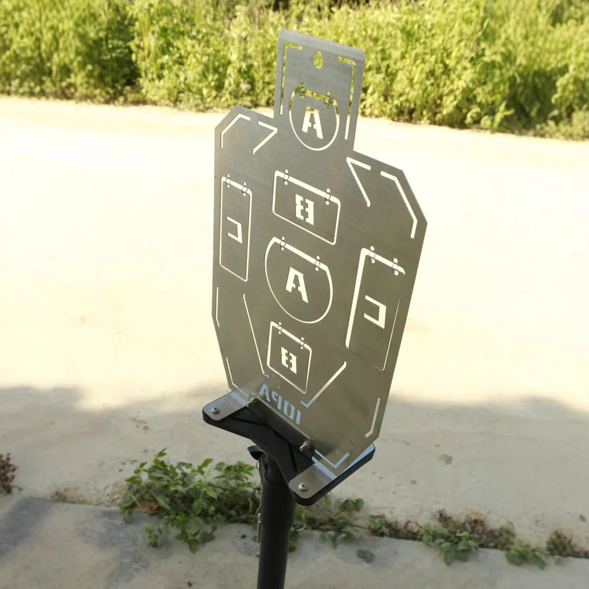 IDPA liga de aço inoxidável alvo bala macia arma prática alvo pessoa ao vivo CS metal alvo arma de brinquedo alvo