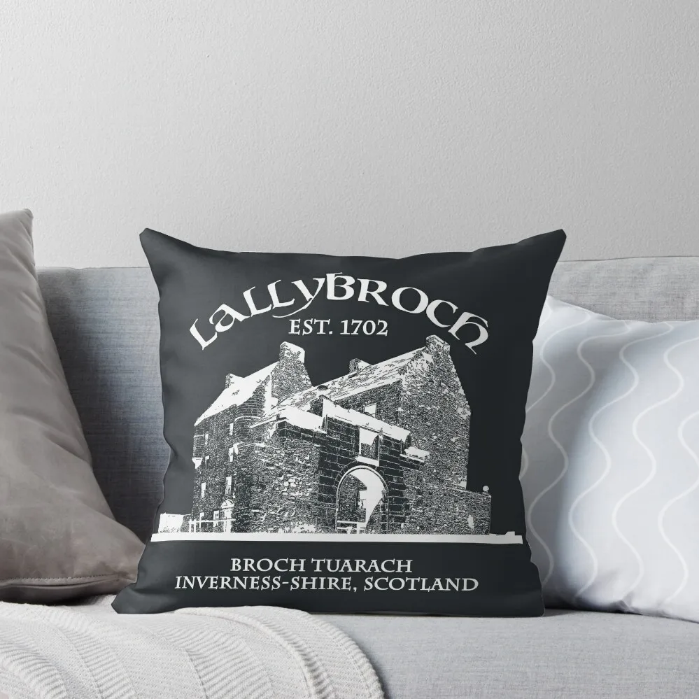 Lallybroch Outlander WHITE Throw Pillow luxury home accessories Anime Decorative Sofa Cushions pillow