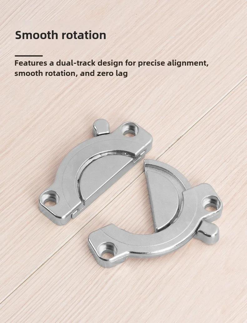 1/2 Stück Tischplattenverbinder Klappbare Tischschnallen Schreibtisch-Stützklappbeschlag Desktop-Kombination Holzplatten-Verbindungsbeschläge – Detail 5