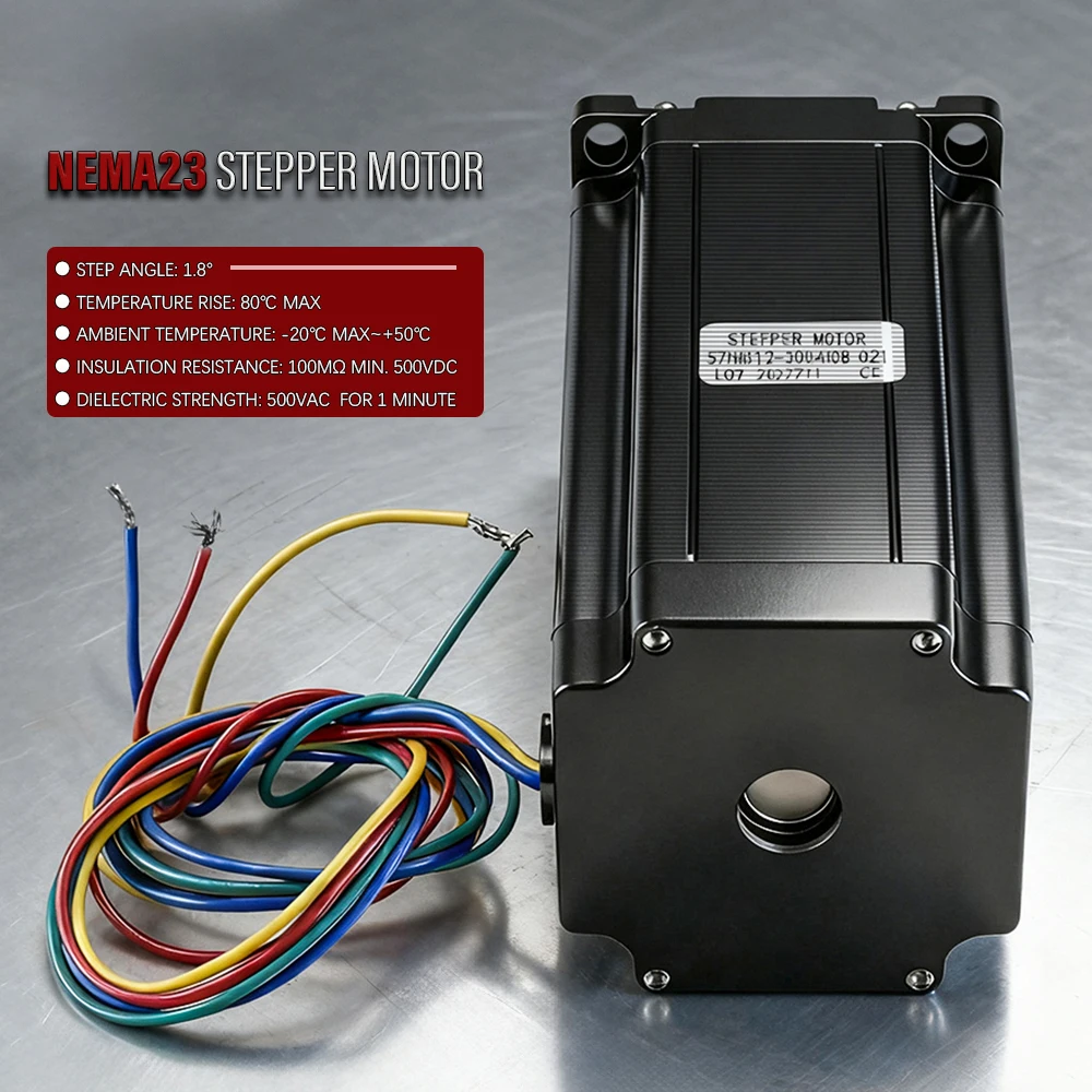 High Torque Nema23 CNC Stepper Motor 425oz.in/1.2Nm/2.2Nm/3Nm CNC Mill Lathe Router