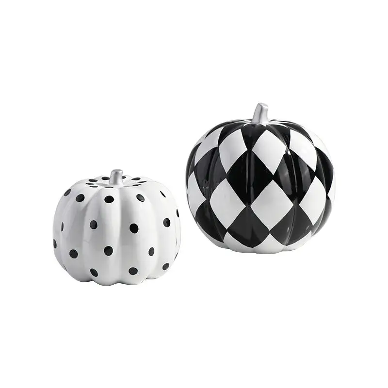 Ceramic Pumpkin Ornaments for Modern Home Decor Accessories