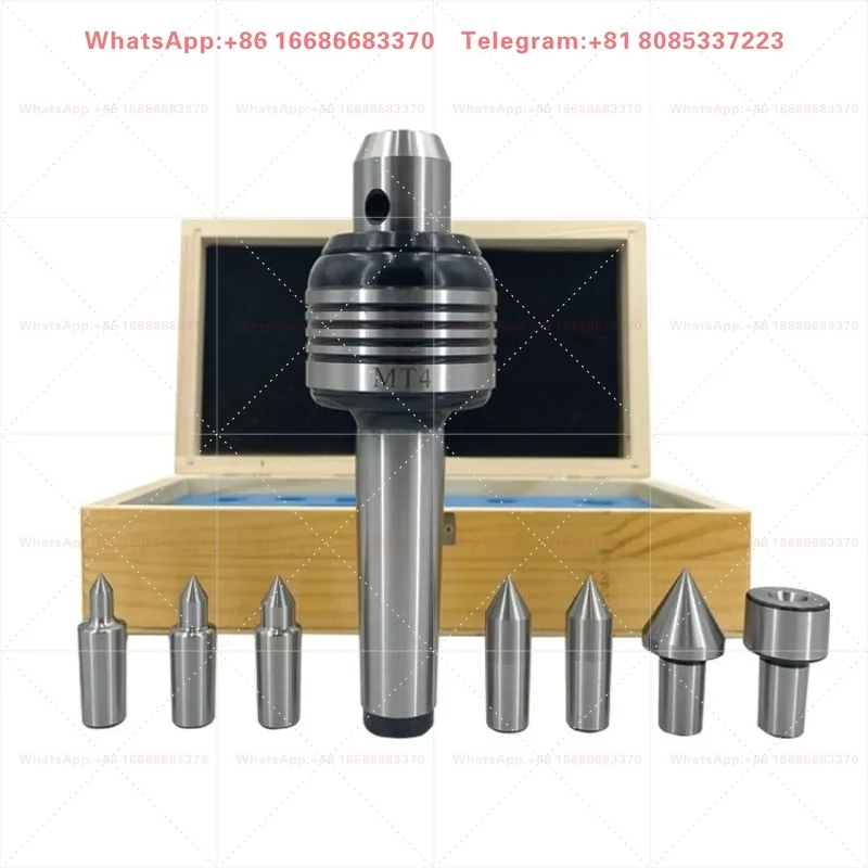 MT3 MT4 MT5 Multi Point Rotating Live Center Interchangeable Tip Lathe Machining Workholding Spare Part