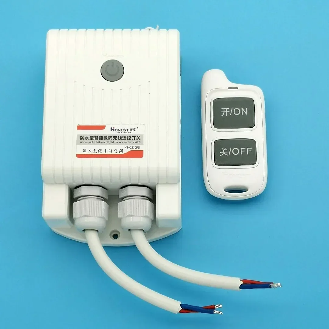 220v2kw waterproof wireless remote control switch, greenhouse motor, water pump, partition wall, remote availability