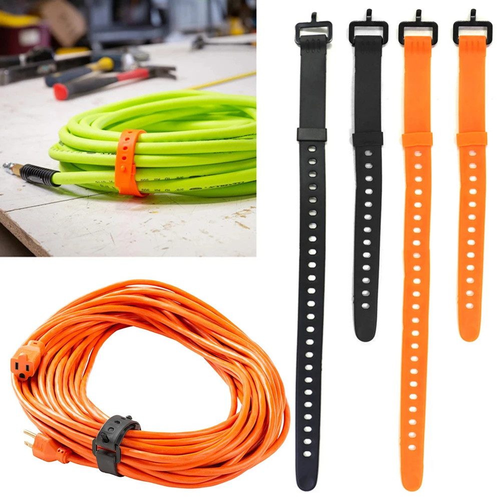 Sangle de tension en caoutchouc haute résistance, ceinture nouée de voyage, sangle de chargement utilitaire pour lampe de poche, bagage, pompe à air, anciers d'autodéfense, 2 pièces