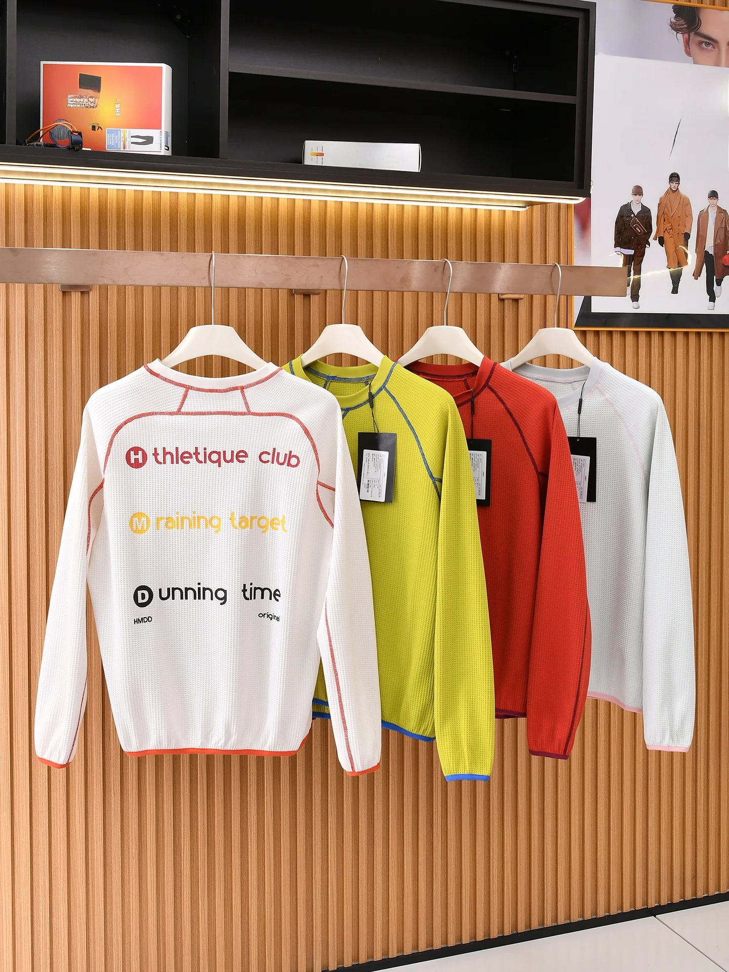 

Outdoor Couples round Neck Base Shirt Sweatshirt Spring Men's Polyester Fiber Breathable Comfortable Standard Fit Printed
