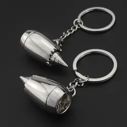 New for Creative Airplane for Turbine Pendant for Key Ring Fashion Keychain Stor Y08E