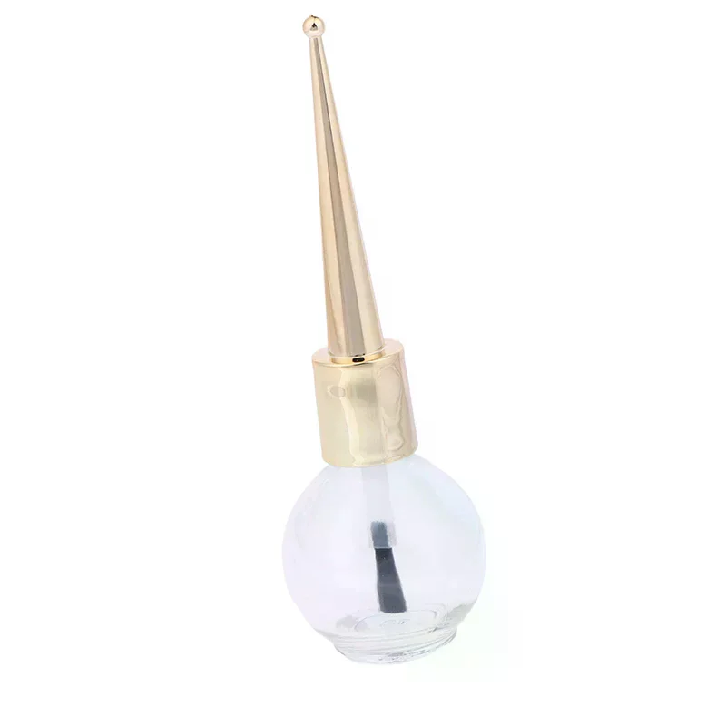 15ml garrafa de esmalte de unhas gel garrafa vazia com escova de vidro garrafa de vidro vazia gel de unhas garrafa vazia recipiente arte do prego