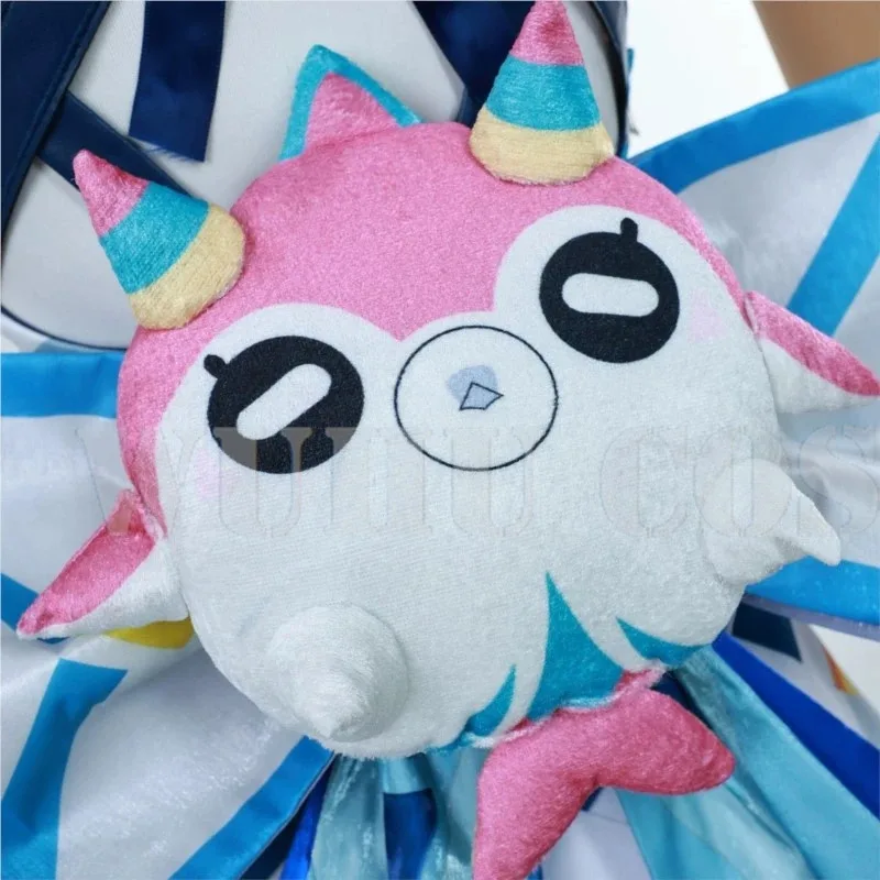 Game Genshin Impact Mualani Cosplay Mualani Cosplay Wig Costume Dress Wig Anime Women Halloween Role Play Carnival Party Suits