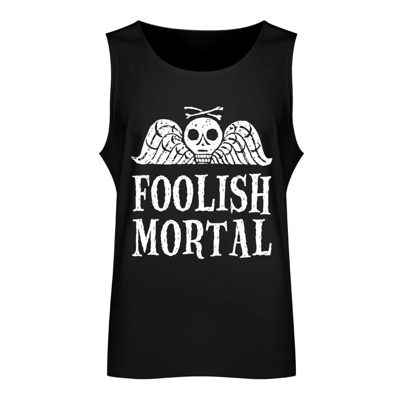 Foolish Mortal Tank Top bodybuilding t-shirt sleeveless gym shirts male