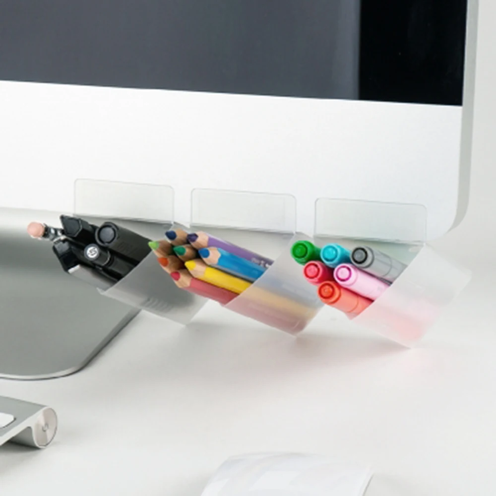 Stationery Desktop Finishing Diy Receive Box Office Supplies Computer Screen Portable Small Pen Holders