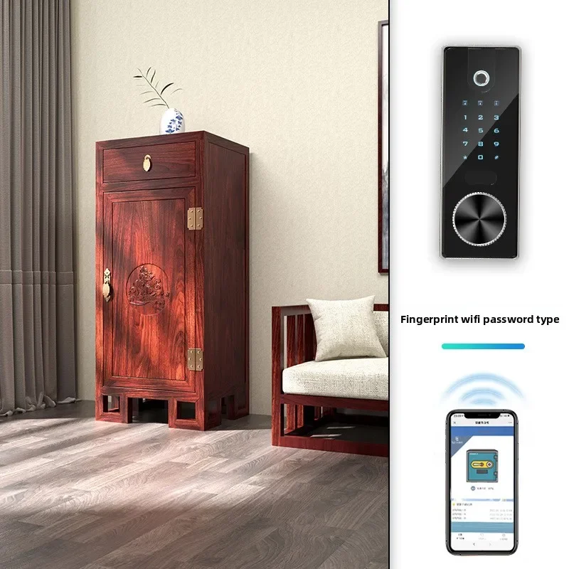 LMM household old elm antique new Chinese 110CM smart WiFi invisible anti-theft large insurance