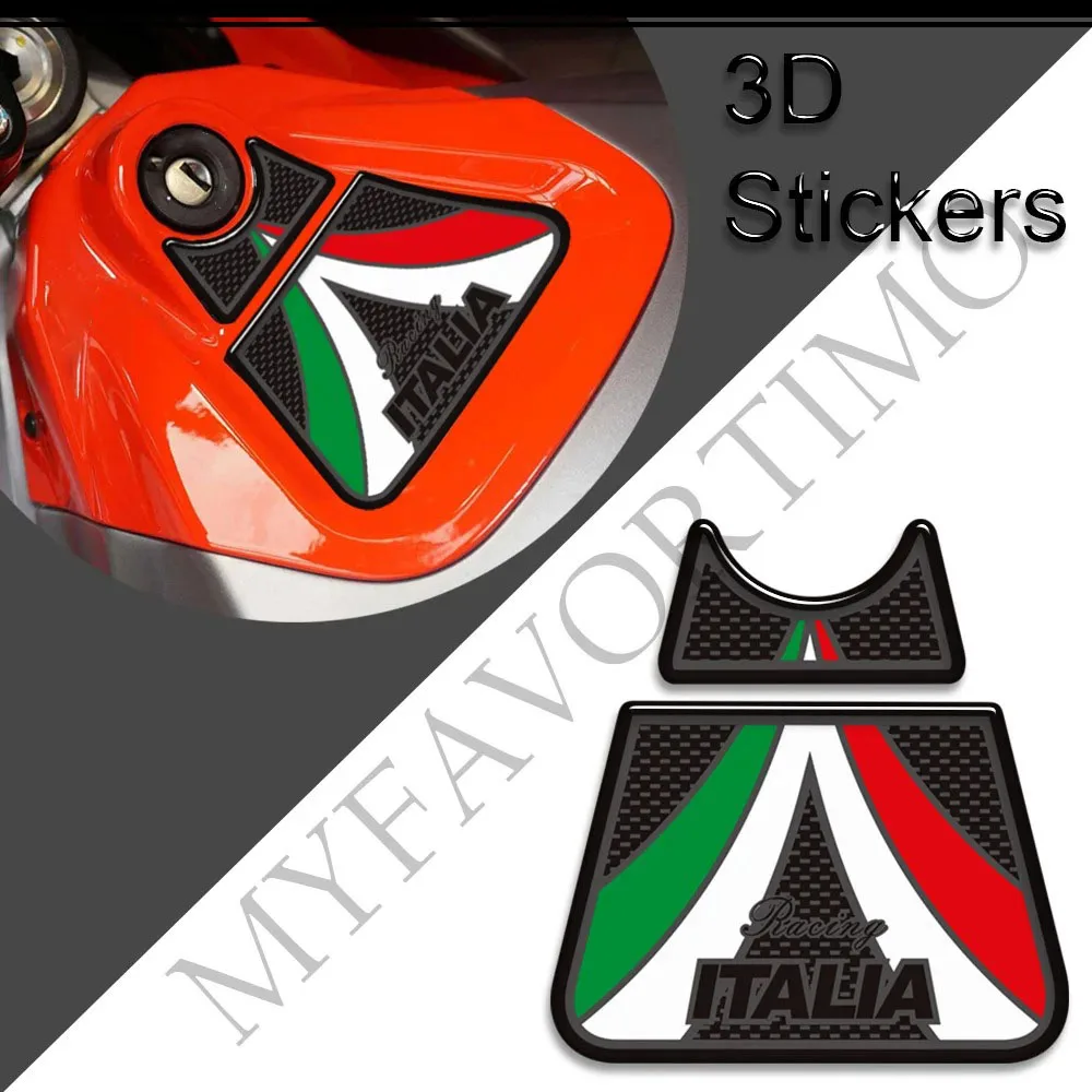 2009 - 2021 2022 For Aprilia Tuono V4 V4R 1100 RR 1100RR TuonoV4 Gas Fuel Oil Kit Knee Stickers Decals Protector Tank Pad Grips