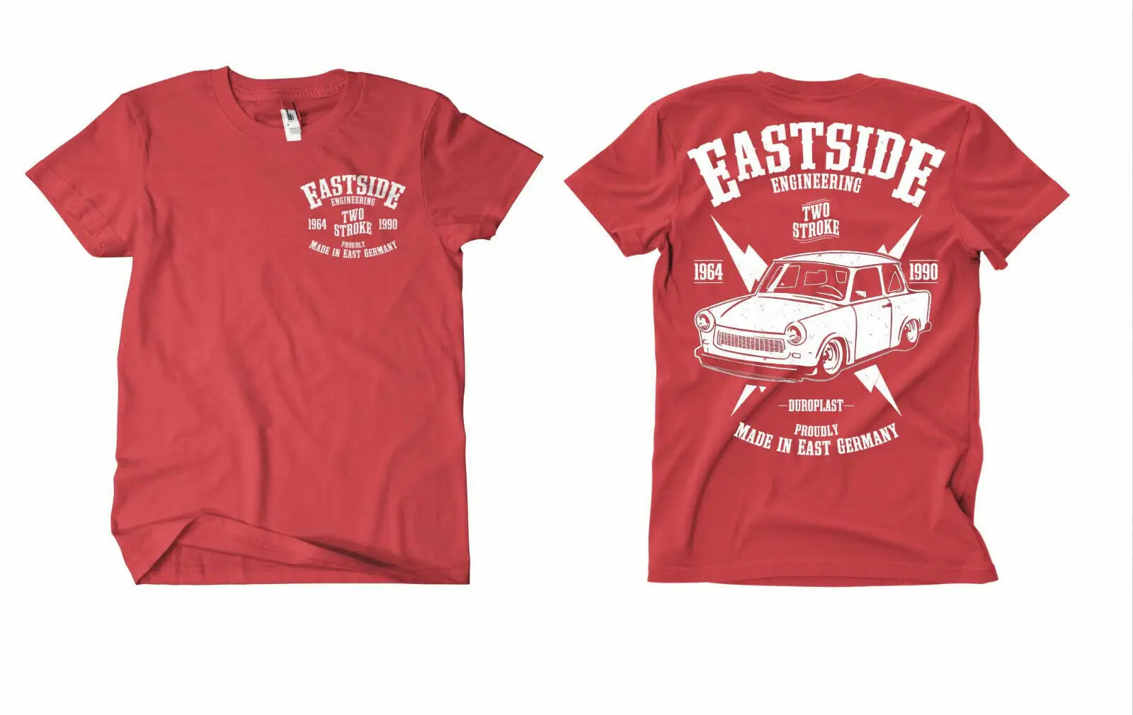 Trabant Eastside T Shirt Red Fb Cult Ifa Gdr Simson Ostkult S51 601