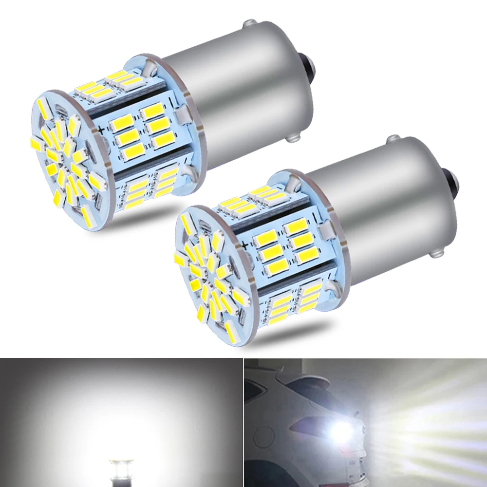 2 stücke P21W 1156 BA15S 7506 5008 R10W R5W Led Canbus DC 12V 24V Schwanz Reverse licht Auto Backup Birne Auto Diode Tagfahrlicht Lampe