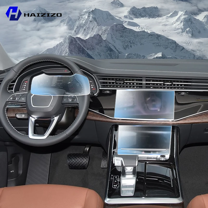 

For Audi Q7 Q8 2019-2025 Car interior Matte Screen Protector console GPS Navigation LCD screene TPU film Scratch resistant PPF