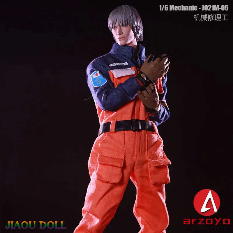 J021M-05 1/6 Scale JOA21-05 Mechanical Repairman Coverall Clothes Model Fit 12'' Male Solider PH TBL HT Action Figure Body