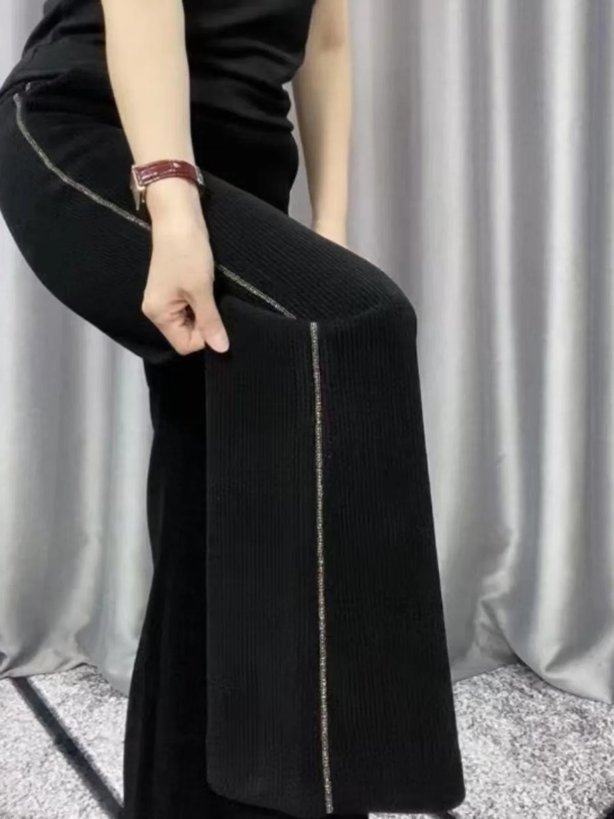 

High Waist Casual Pants for Women Spring Autumn New Sle Loose Faionable Mom Pants Quali Material Harlan Pants