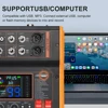 LEUS BOS4/6 채널 99 DSP 효과 오디오 믹서 레코드 PC 48V 팬텀 전원 USB 사운드 믹서 Bluetooth DJ 콘솔 Karao 믹싱 4