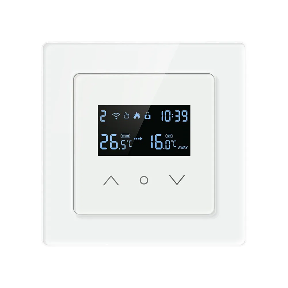 For Tuya WiFi Smart Thermostat Temperature Control Switch with Child Lock for Floor Heating and Wall Mounted Boilers