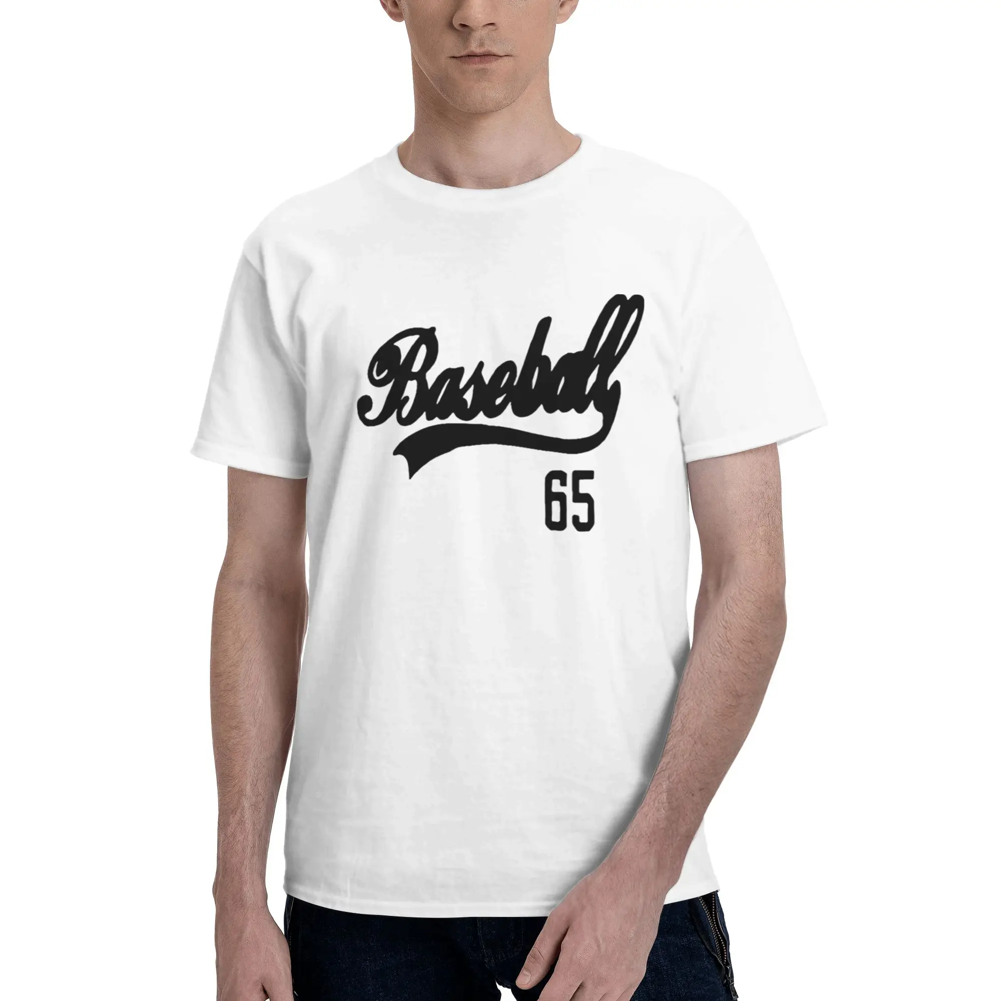 

baseball 65 Men Short Sleeved T-Shirt Tees Streetwear Graphic Casual Pattern Print Art Premium Quality Cool Edgy Trippy Design