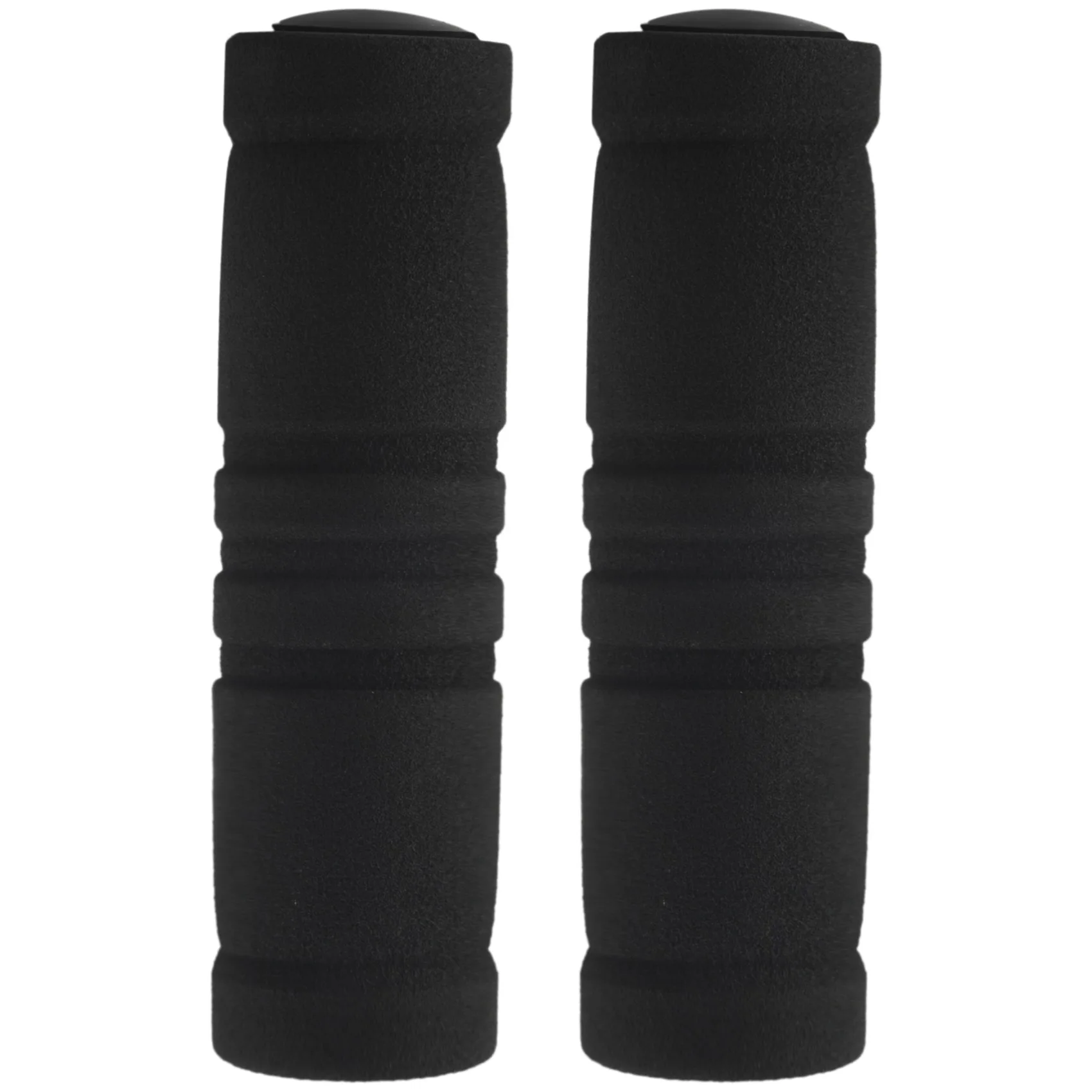 1 Pair for Bike Bicycle Handle Handlebar Soft Sponge Bar Grips Black