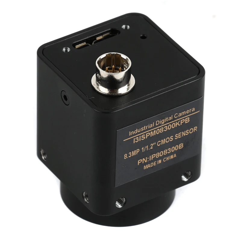 8.3MP Micro. USB Industrial Digital Camera C Mount Rolling Shutter High Rate Compact COMS Microscopy Magnifier