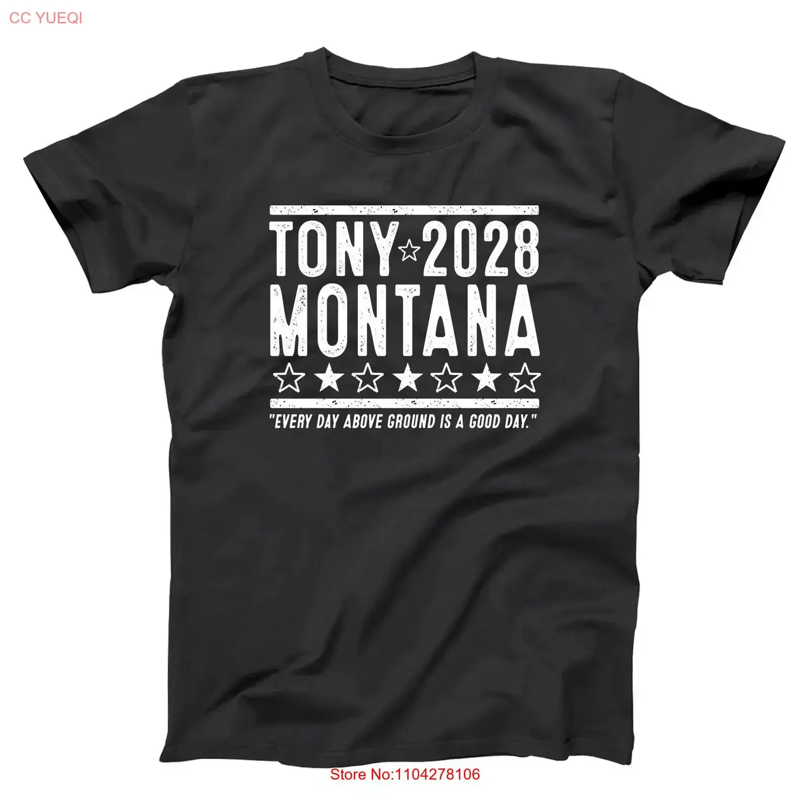 T-shirt Tony Montana Élection 2028, fabriqué aux États-Unis, style années 80, fierté cubaine de Miami, Padrino, cadeau amusant, XS-6X, graphique vintage délavé