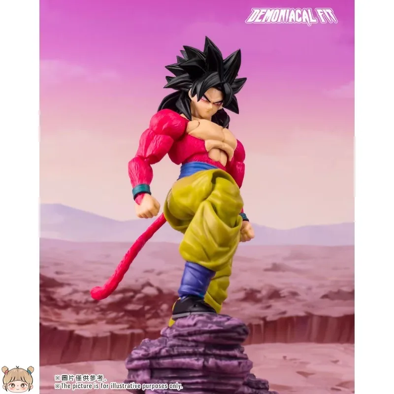 Demoniacal Fit Dragon Ball Super Saiyan SSj4 Goku UNTAMED POWER Animation Model Action Figure Toys Collection Gifts view 5