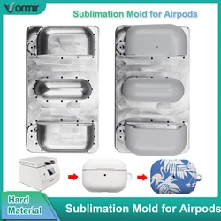 VORMIR Sublimation Cover Mold for Airpods Pro 3 2 1 DIY Printing Coated Single Layer Bluetooth Earphone COvers Protectors Mold