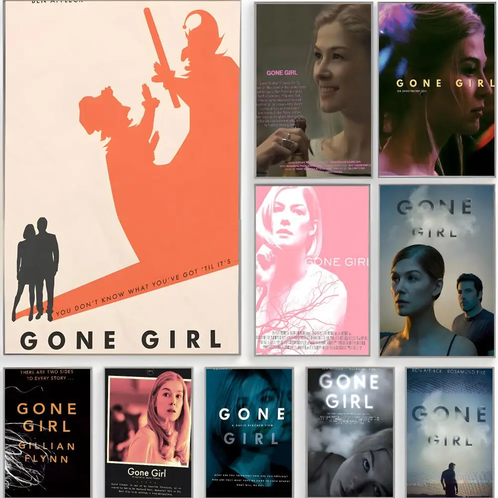 Thrillerfilm Gone Girl Poster Klassische Wandkunst Heimdekoration Selbstklebend Ungerahmt