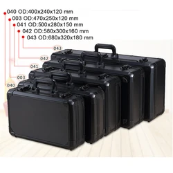 SQ042A l High quality Easy carrying Rectangular Hardware Toolbox with cubes foam