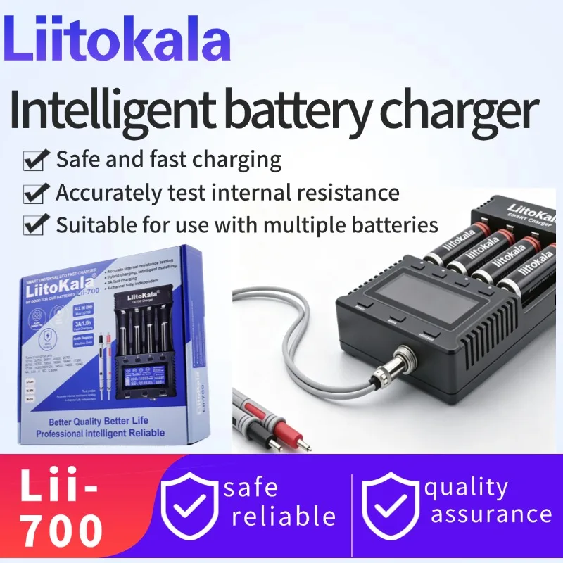 Liitokala LII-700 Battery Charger for 21700 26650 18650 Models Capacity Test And Internal Resistance Detection