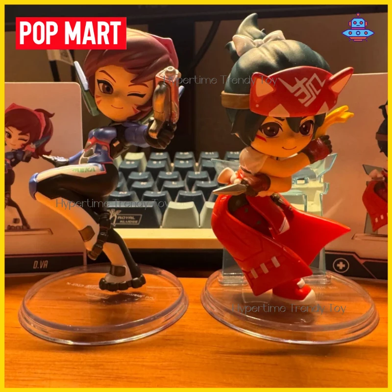 Authentic POPMART Overwatch Collab MVP Series Blind Box Trendy Figure Toy Cool Desktop Ornament Surprise Fan Collectible Gift