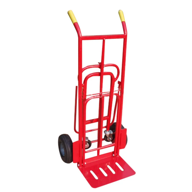 Convenient two-wheeled metal two-wheeled vehicle, special heavy cargo cart for Qingdao construction site