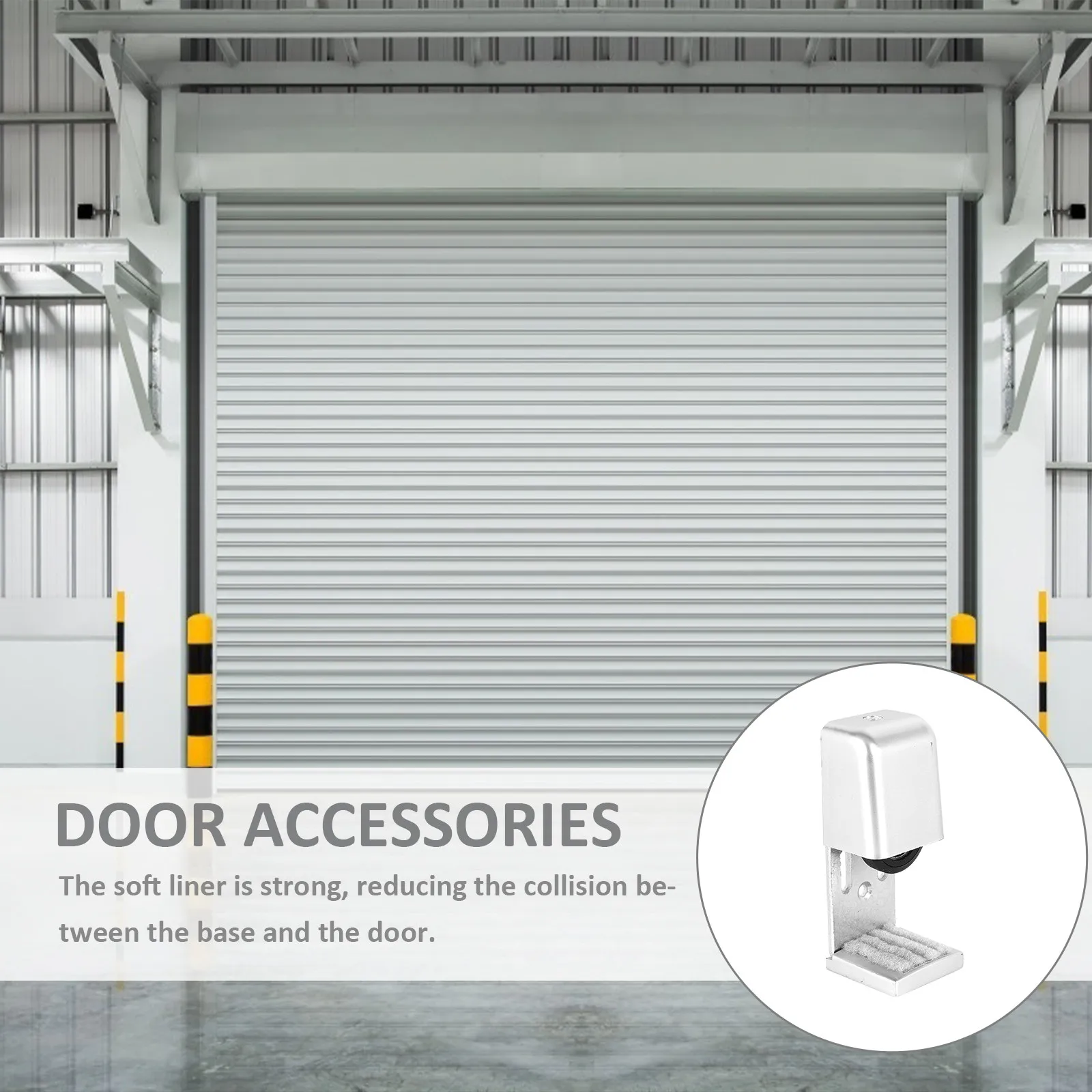 Stainless Steel Sliding Door Floor Guide Adjustable Floor Stay Roller Barn Door Groove Surface Protect Smooth