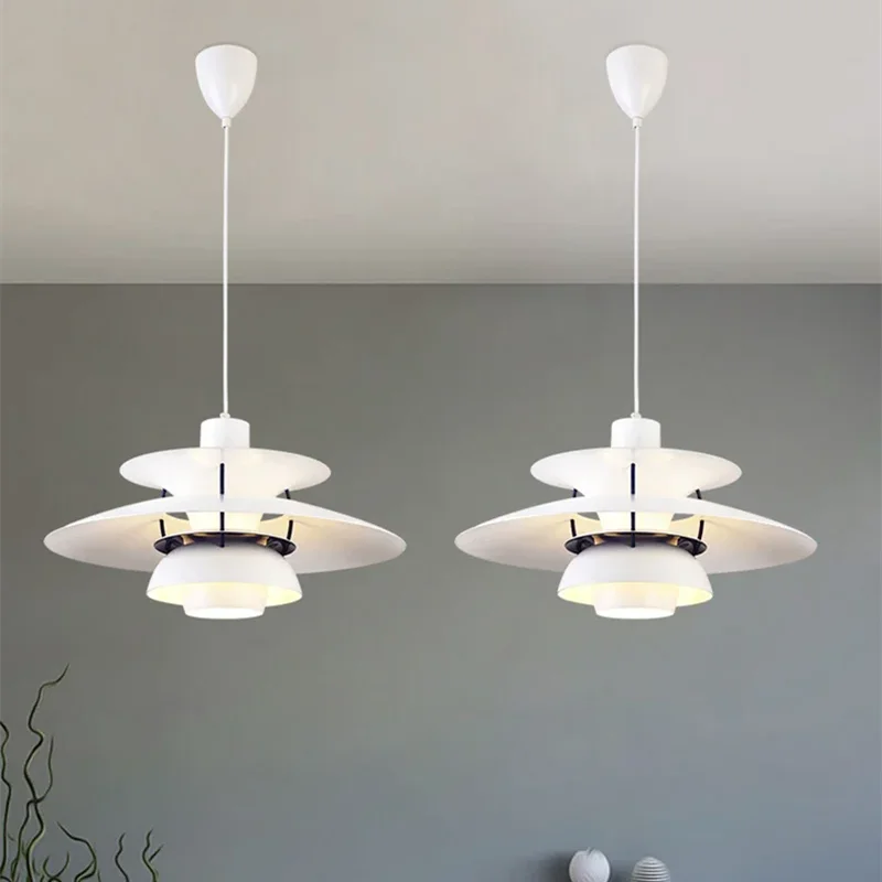 

Nordic LED Umbrella Chandelier Art Deco Lighting Minimalist Living Room Pendant Lamp Easy Installation Kit Fixtures Kitchen