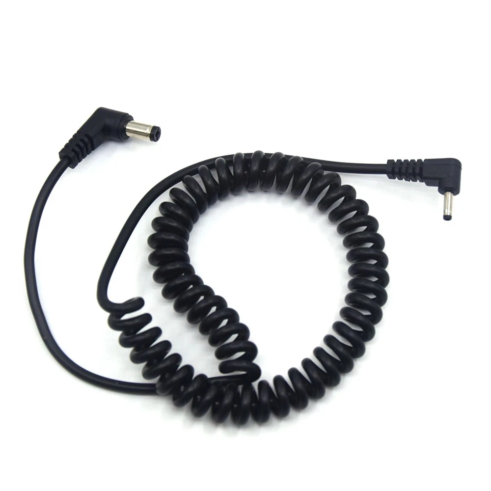 

Spring Cable 5.5*2.1mm To 3.0*1.1mm Power Supply Extension Adapter For Canon LP-E8 E17 E12 E10 E5 Dummy Battery