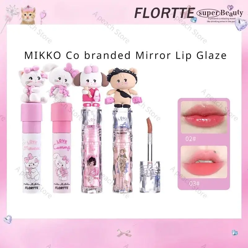 Flortte/mikko co marca batom leite bolo creme labial macio batons beleza fosco esmalte lama cosméticos lábio coreano matiz veludo