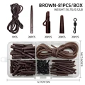 Brown-81pcs