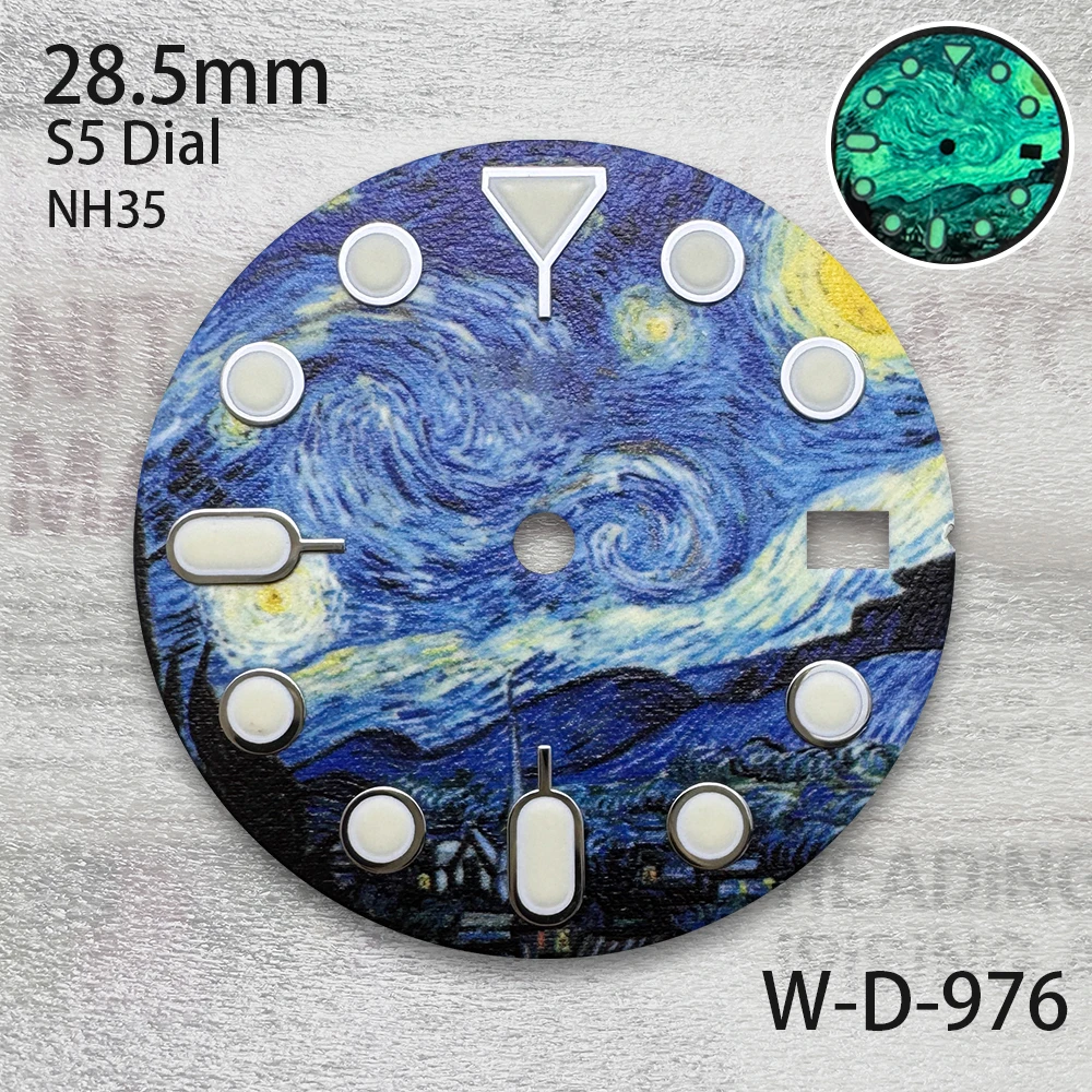 28.5mm スターリットS5ダイアル NH35/NH36/ - Stones Watches & Jewelry In Sweden Ab のレビューと価格