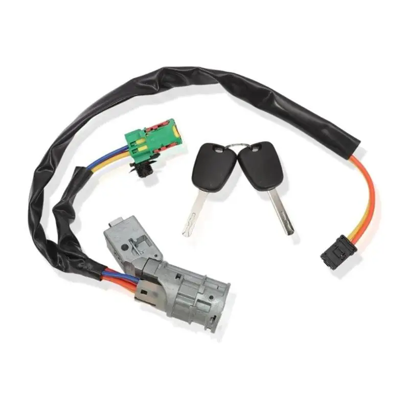 For CITROEN C2 C3 2002-10 LHD Ignition Switch Starter Lock Car Ignition Lock Cylinder Starter Switch 4162. AH-ABQA