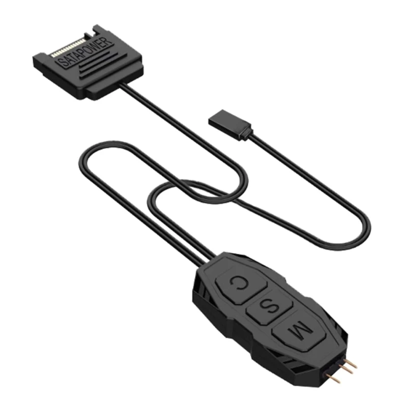 5V 3Pin ARGB Connectors Remote Control Light Controller LED Remote Control ARGB Light Strips Remote Controller PC Accessory